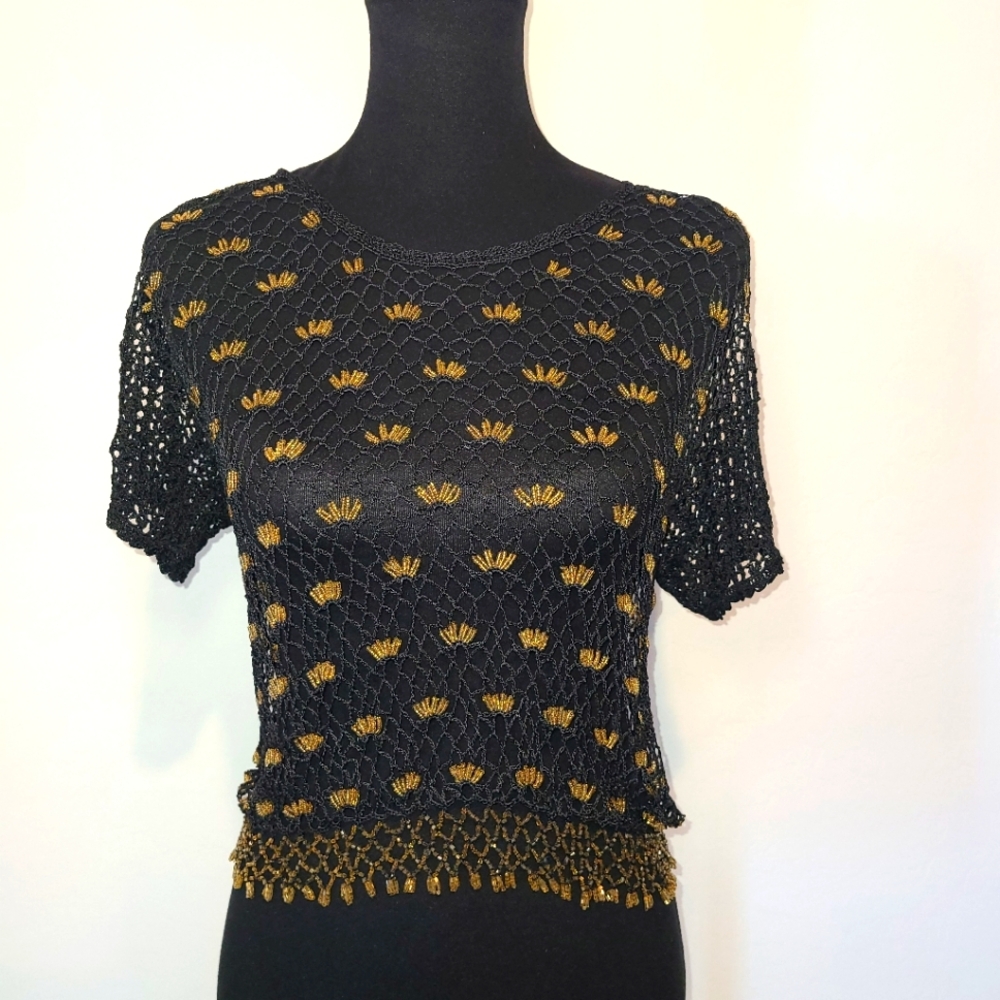 Vintage Beaded Top